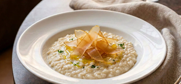 Risotto crémeux à la poutargue