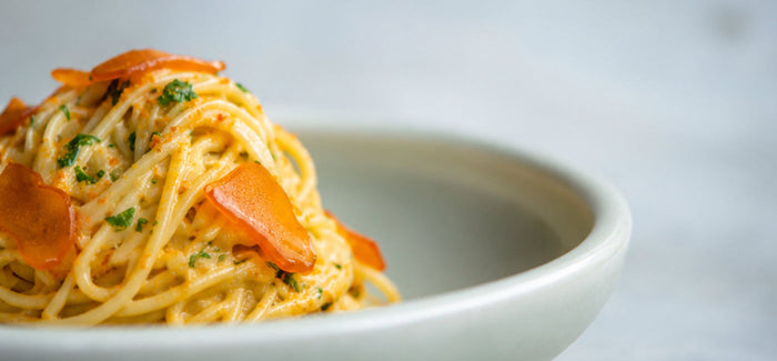 Spaghetti à la poutargue