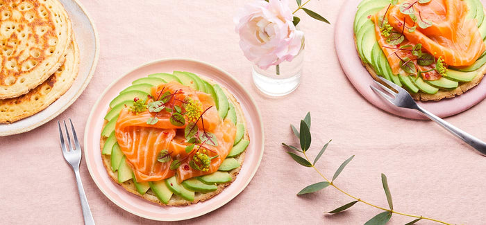 Avocado toast au saumon fumé