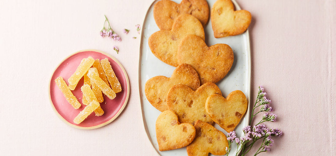 Sablés au citron et gingembre confit