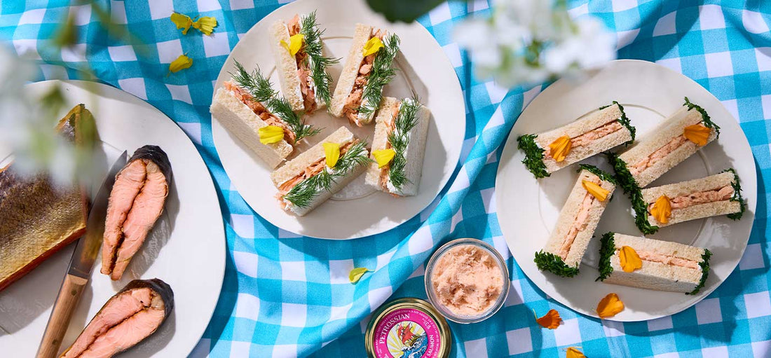 Duo de club-sandwichs au saumon fumé
