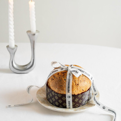 Panettone salé truffe noire Christophe Louie x Petrossian