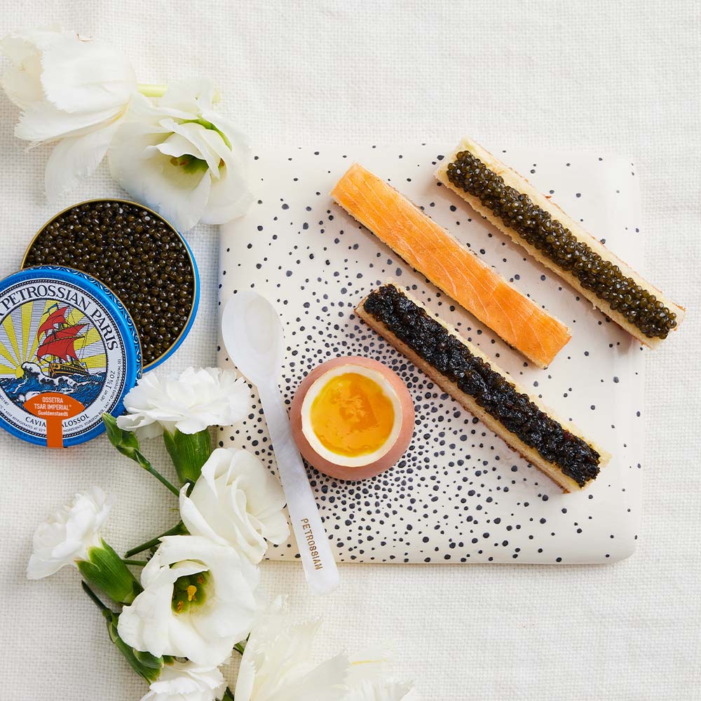 Coquetier "Mouillette" Three Seven Paris x Petrossian