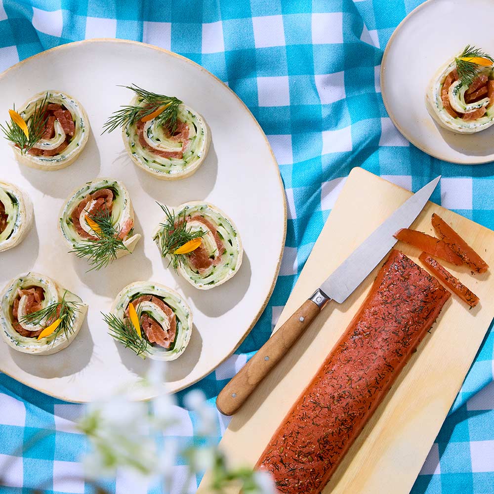 Saumon Fumé Confit à l'Aneth