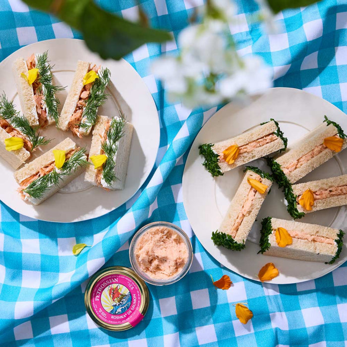 Duo de club-sandwichs au saumon fumé