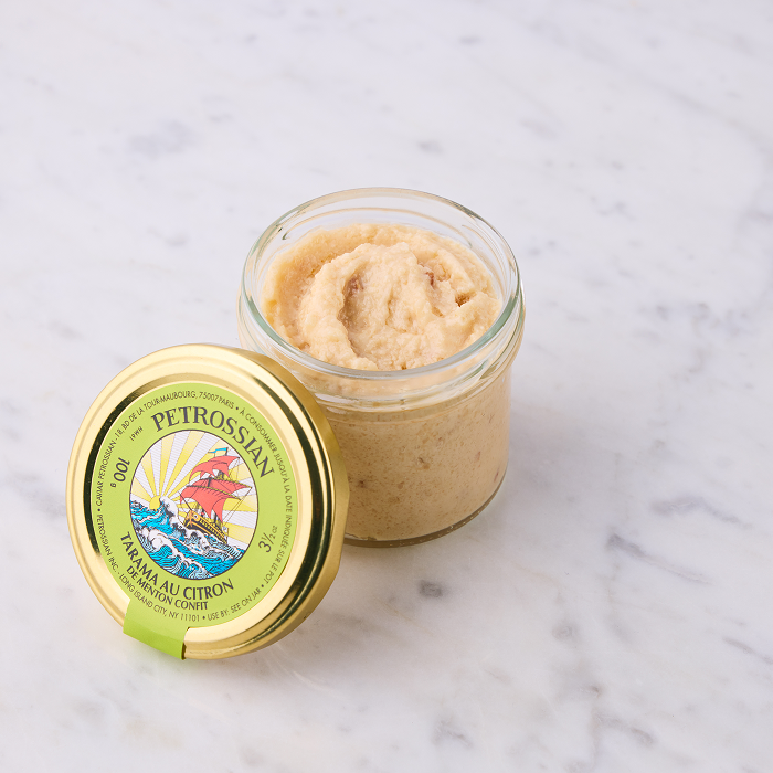 Tarama mit kandierter Zitrone aus Menton g.g.A.