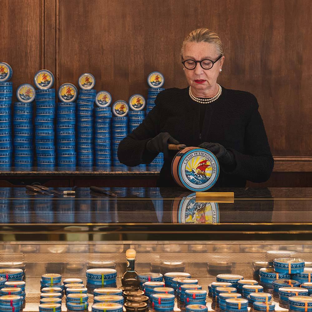 Petrossian Left Bank Boutique: the historic boutique, right by Invalides