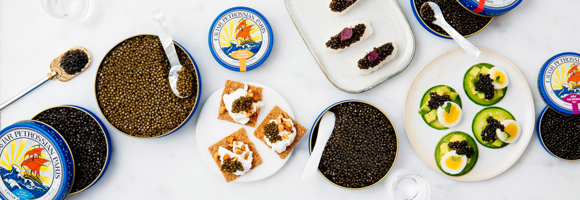 How to eat caviar tasting