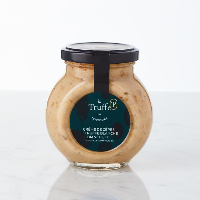 Cream of Cepes and Bianchetti Truffle