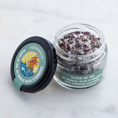 Fleur de Sel with Blue Basil