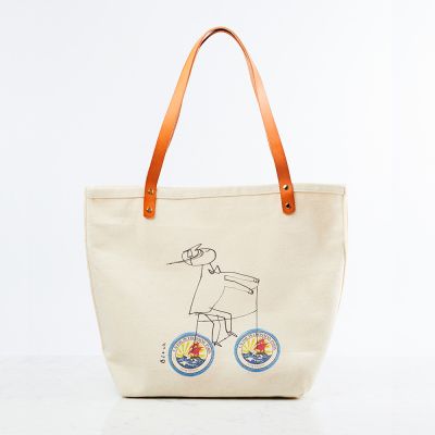 Illustrated bag Cyclist