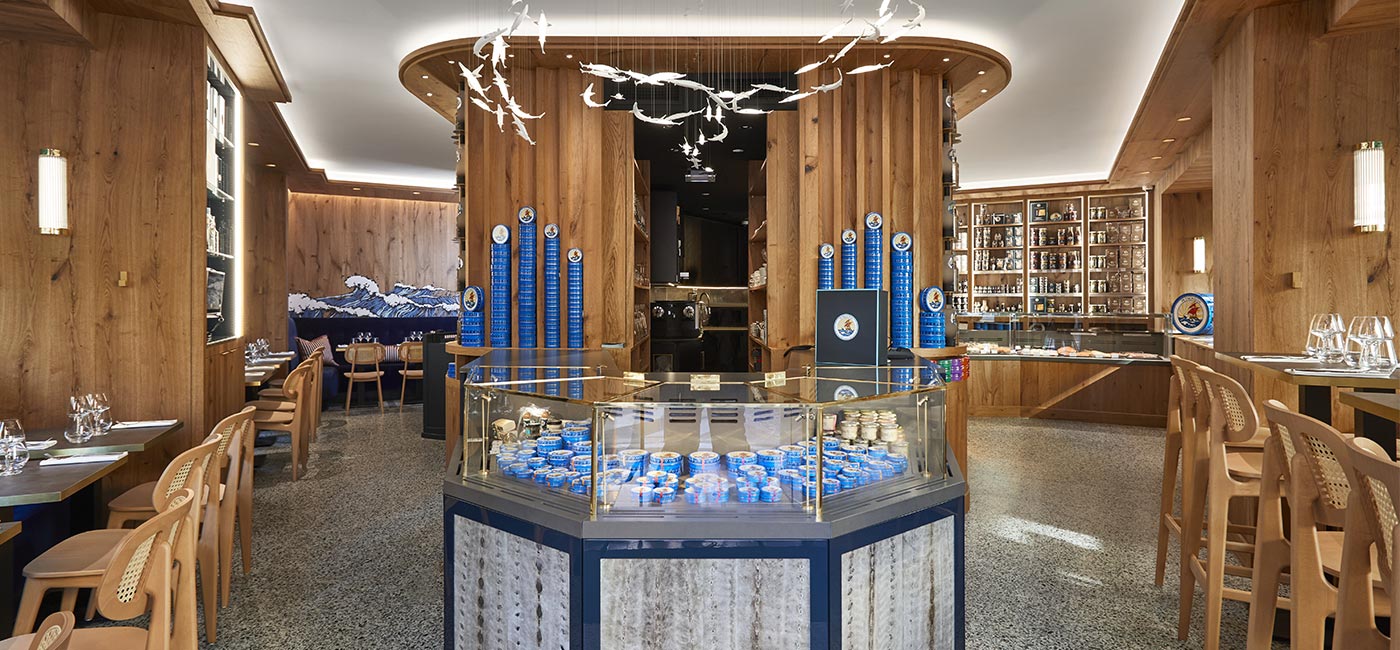 La nouvelle boutique Petrossian Victor Hugo