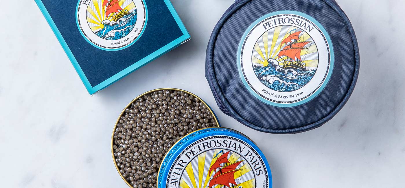 At what temperature should caviar be served?