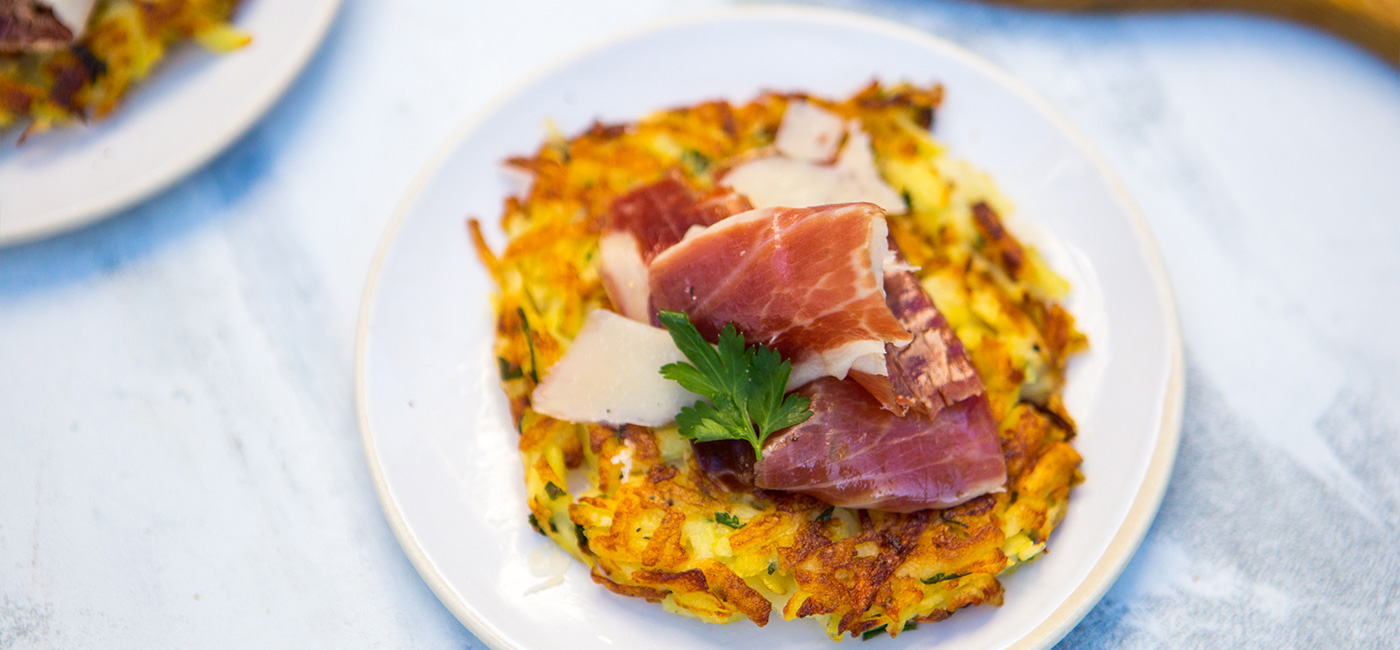 Rösti Pata Negra et Parmigiano Reggiano