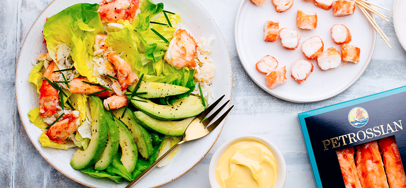 Salade de Crabe Royal à l'avocat