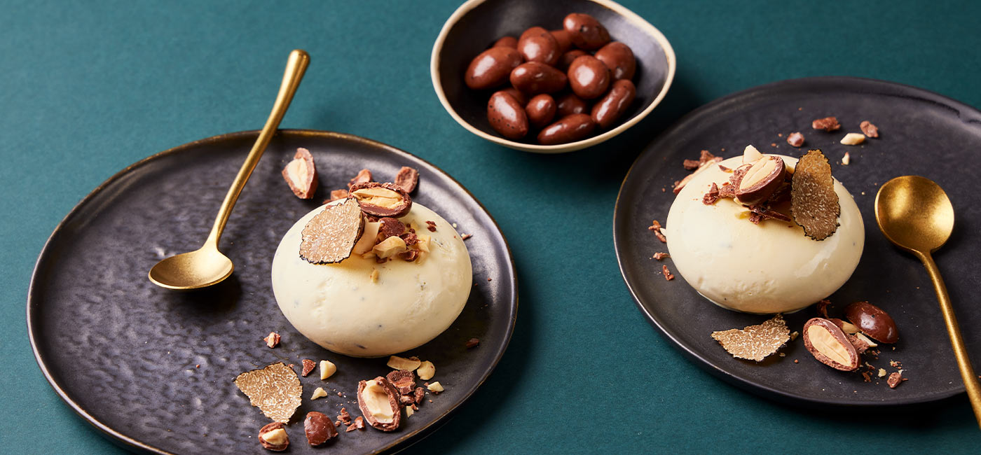 Semifreddo au miel et à la truffe 